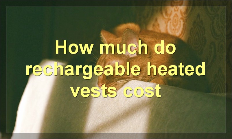How much do rechargeable heated vests cost