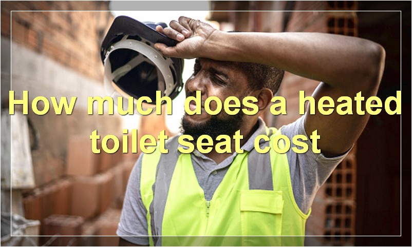 How much does a heated toilet seat cost
