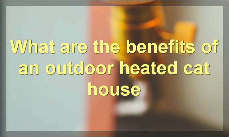What are the benefits of an outdoor heated cat house